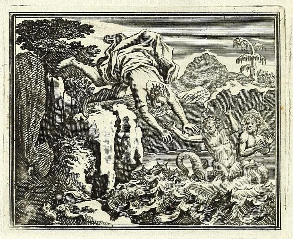 An illustration from Alle de werken van Publ. Ovidius Naso, 1700, leaf 384