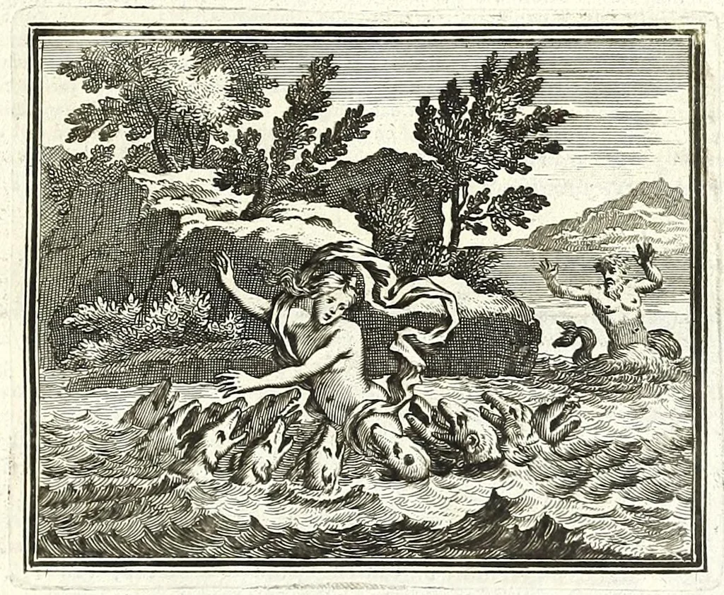 An illustration from Alle de werken van Publ. Ovidius Naso, 1700, leaf 387
