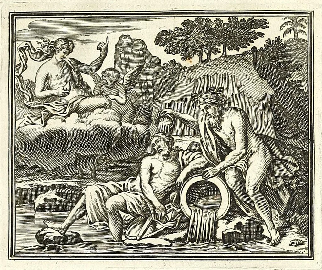 An illustration from Alle de werken van Publ. Ovidius Naso, 1700, leaf 409