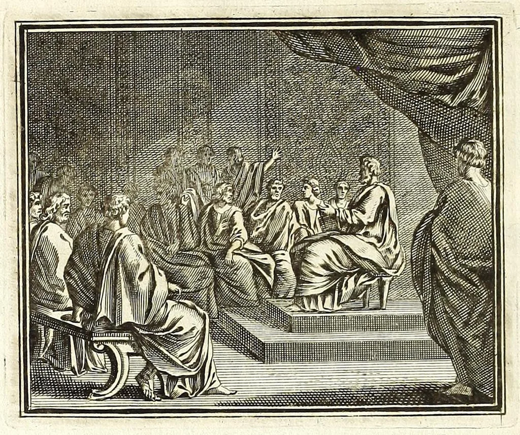 An illustration from Alle de werken van Publ. Ovidius Naso, 1700, leaf 424