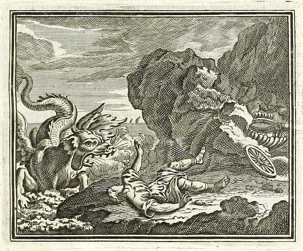 An illustration from Alle de werken van Publ. Ovidius Naso, 1700, leaf 437