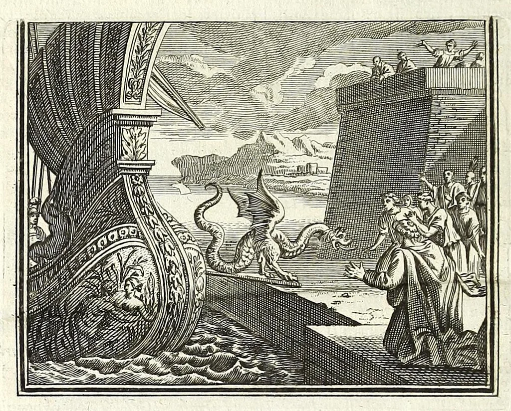 An illustration from Alle de werken van Publ. Ovidius Naso, 1700, leaf 442