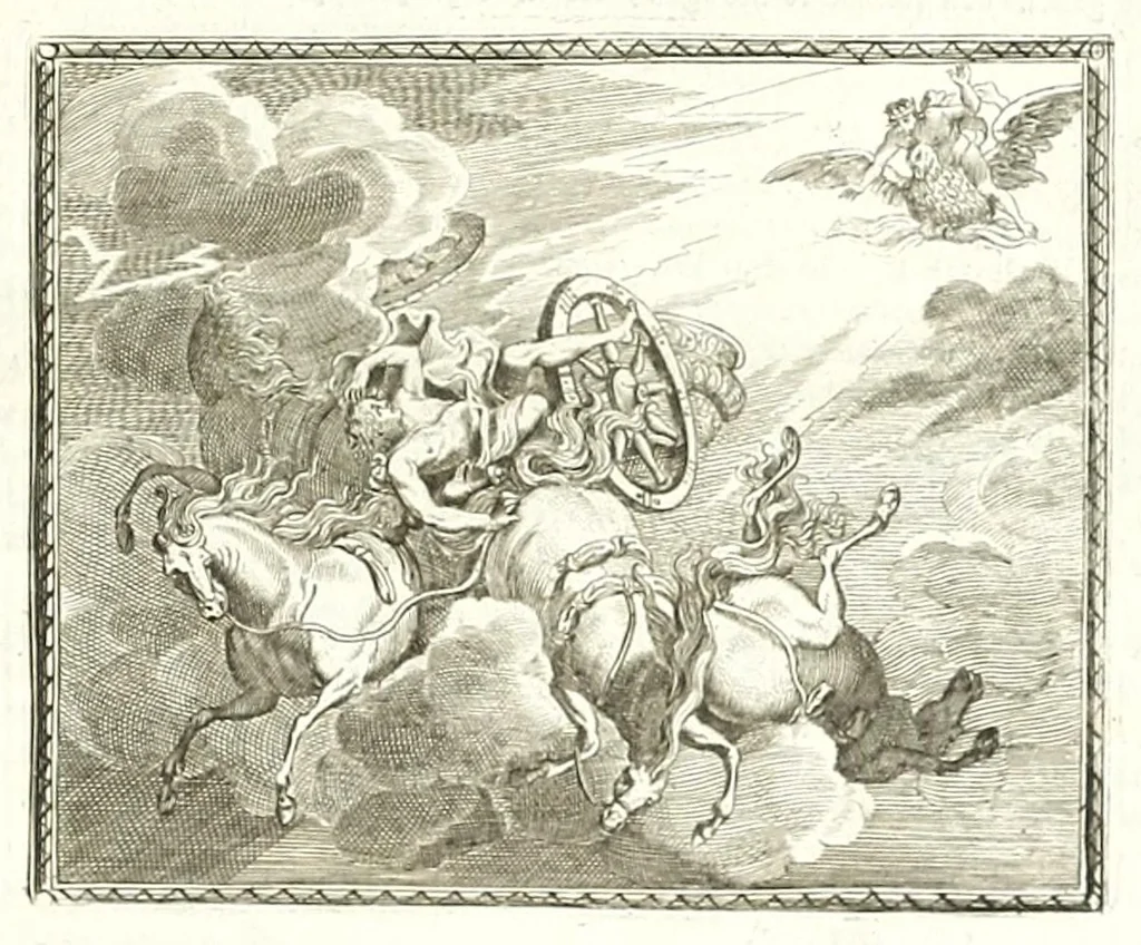 An illustration from Alle de werken van Publ. Ovidius Naso, 1700, leaf 51