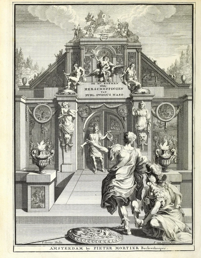An illustration from Alle de werken van Publ. Ovidius Naso, 1700, leaf 8