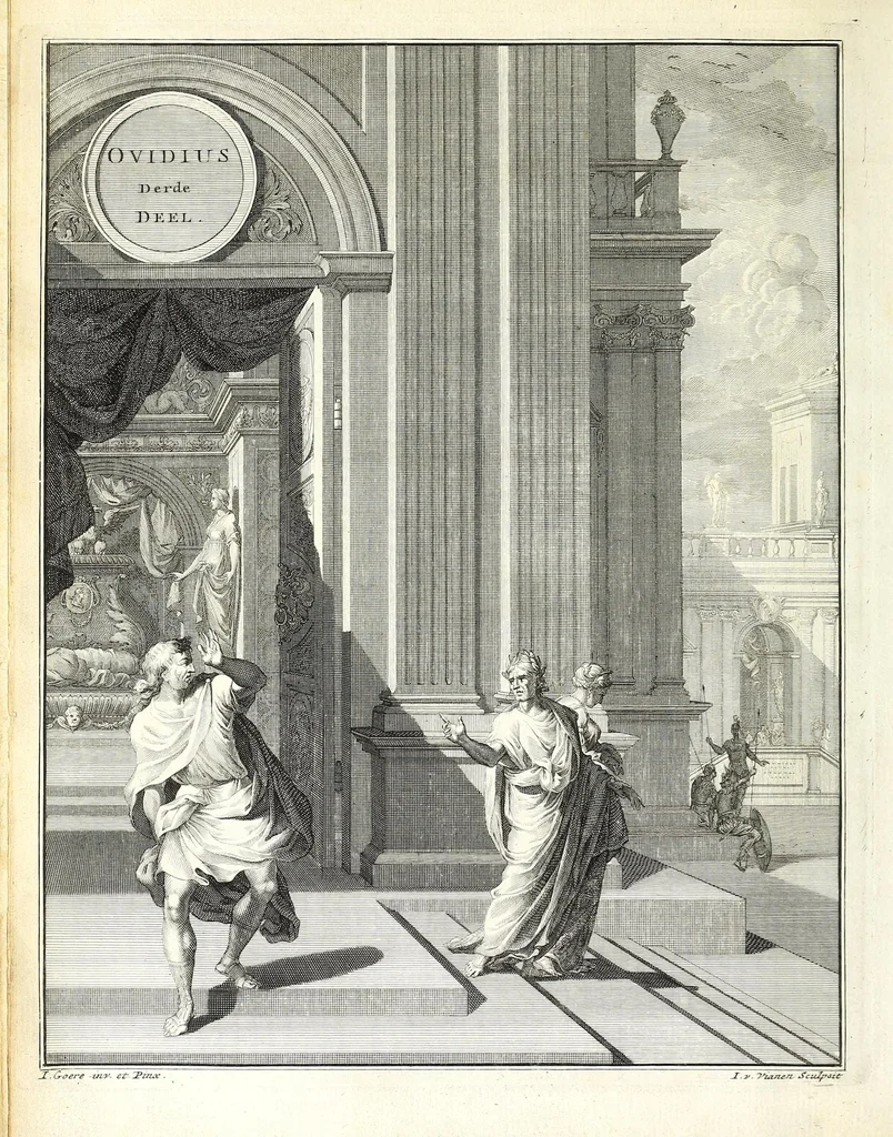 An illustration from Alle de werken van Publ. Ovidius Naso, 1700, leaf 8