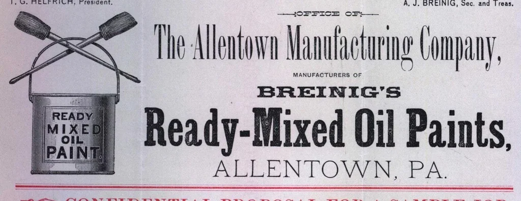 An illustration from Sample circular of Breinig's ready-mix oil paints., 1886, leaf 17