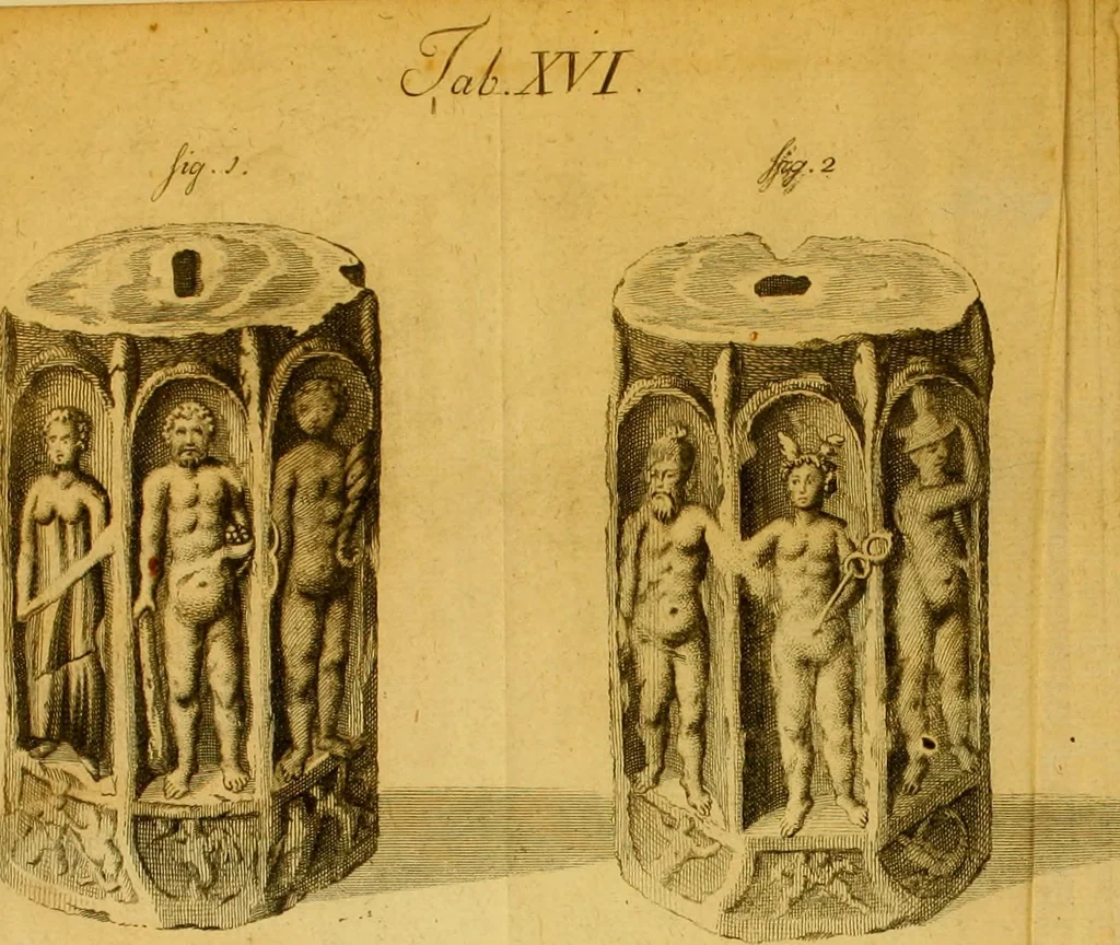 An illustration from Allgemeine Geschichte Würtenbergs und dessen angränzender Gebiethe und Gegenden, nach den merkwürdigsten Veränderungen in Staats-Kirchen und Burgerlichen Wesen : Alles mit nöthigen Documenten bewiesen und mit vielen Kupfern gezieret, 1764, leaf 239