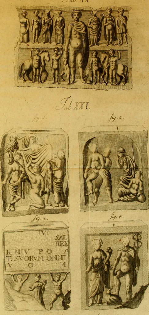An illustration from Allgemeine Geschichte Würtenbergs und dessen angränzender Gebiethe und Gegenden, nach den merkwürdigsten Veränderungen in Staats-Kirchen und Burgerlichen Wesen : Alles mit nöthigen Documenten bewiesen und mit vielen Kupfern gezieret, 1764, leaf 242