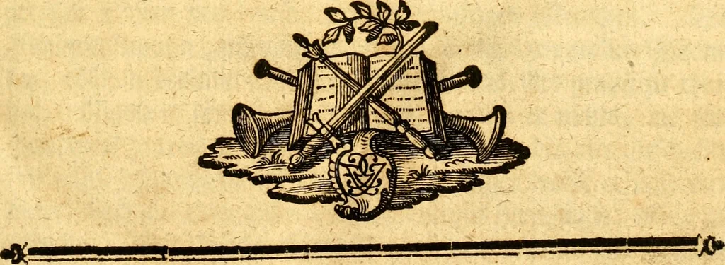An illustration from Allgemeine Geschichte Würtenbergs und dessen angränzender Gebiethe und Gegenden, nach den merkwürdigsten Veränderungen in Staats-Kirchen und Burgerlichen Wesen : Alles mit nöthigen Documenten bewiesen und mit vielen Kupfern gezieret, 1764, leaf 4
