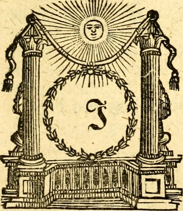 An illustration from Allgemeine Geschichte Würtenbergs und dessen angränzender Gebiethe und Gegenden, nach den merkwürdigsten Veränderungen in Staats-Kirchen und Burgerlichen Wesen : Alles mit nöthigen Documenten bewiesen und mit vielen Kupfern gezieret, 1764, leaf 582