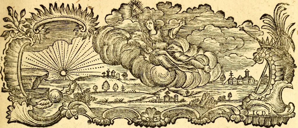An illustration from Allgemeine Geschichte Würtenbergs und dessen angränzender Gebiethe und Gegenden, nach den merkwürdigsten Veränderungen in Staats-Kirchen und Burgerlichen Wesen : Alles mit nöthigen Documenten bewiesen und mit vielen Kupfern gezieret, 1764, leaf 766