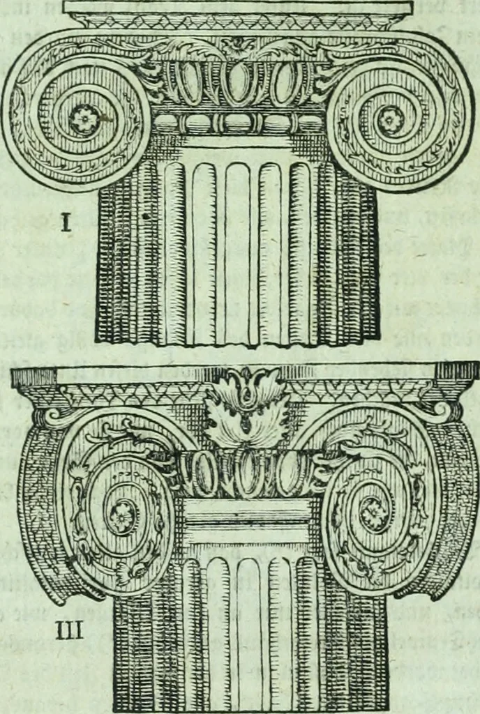An illustration from Allgemeine Theorie der schönen Künste : in einzeln, nach alphabetischer Ordnung der Kunstwörter auf einander folgenden Artikeln abgehandelt, 1771, leaf 585