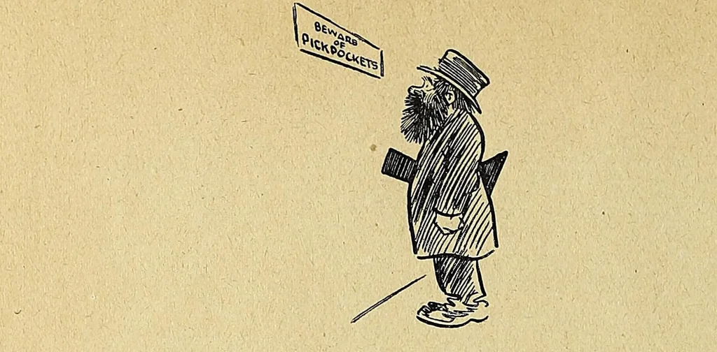 An illustration from All the rumours, 1916, leaf 12