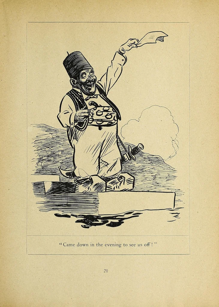 An illustration from All the rumours, 1916, leaf 23