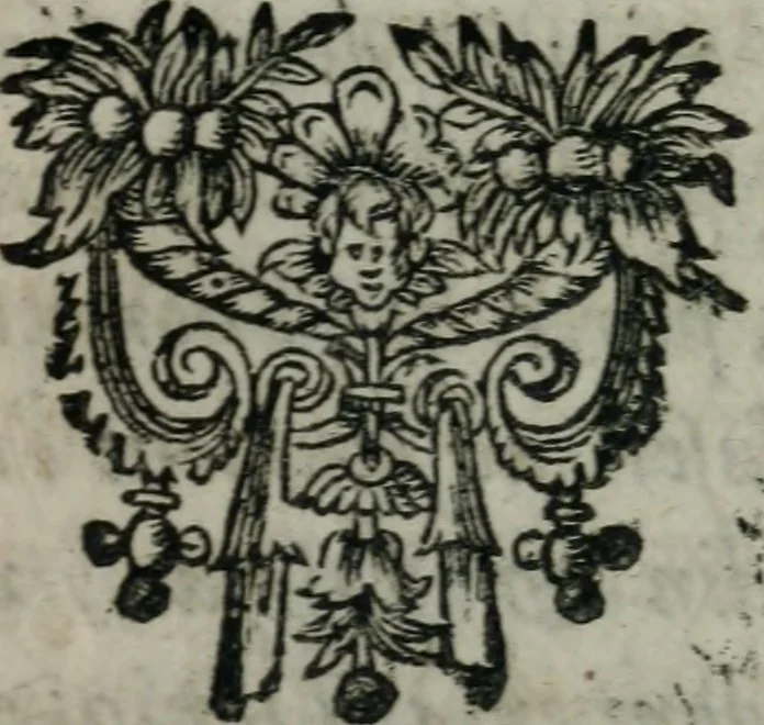 An illustration from Almahide, ou, L'esclave reine : dédiée à Mademoiselle, 1663, leaf 694