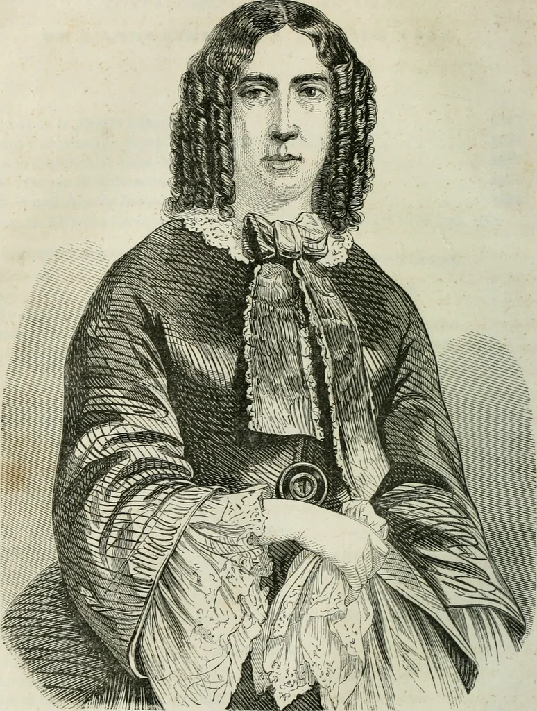 An illustration from Almanach de la littérature du théatre et des beaux-arts, 1853, leaf 143
