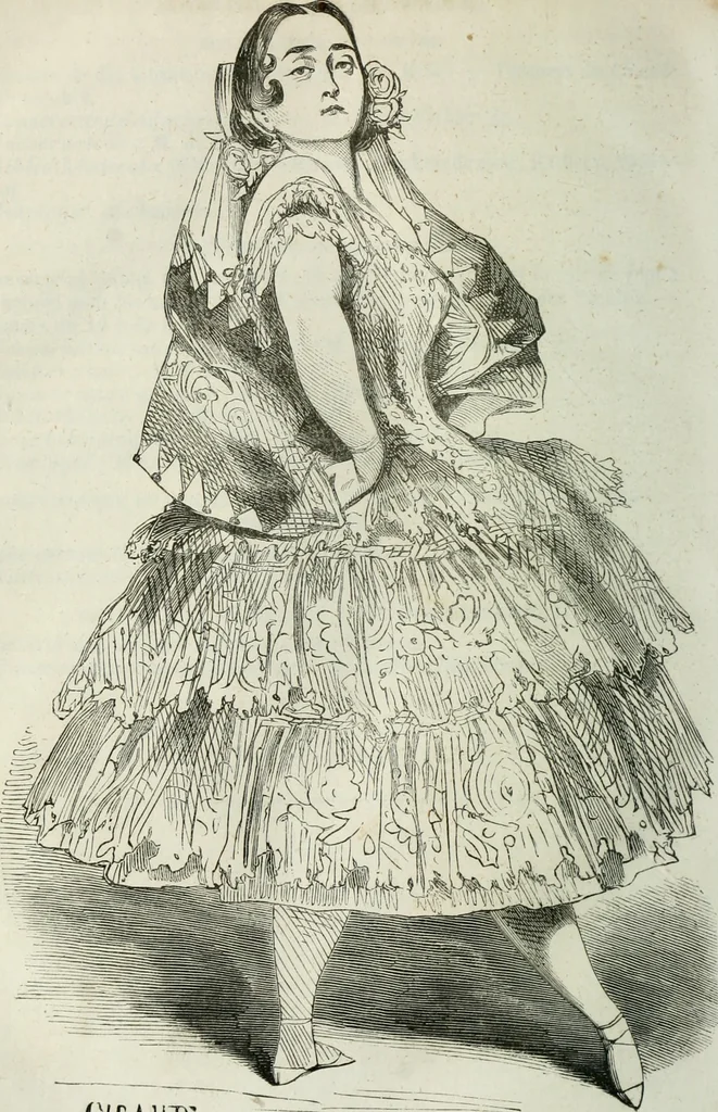 An illustration from Almanach de la littérature du théatre et des beaux-arts, 1853, leaf 307