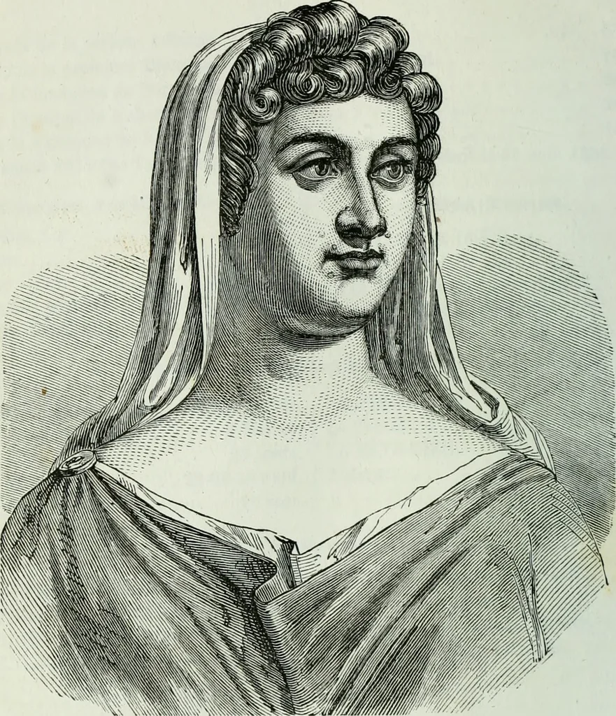 An illustration from Almanach de la littérature du théatre et des beaux-arts, 1853, leaf 351