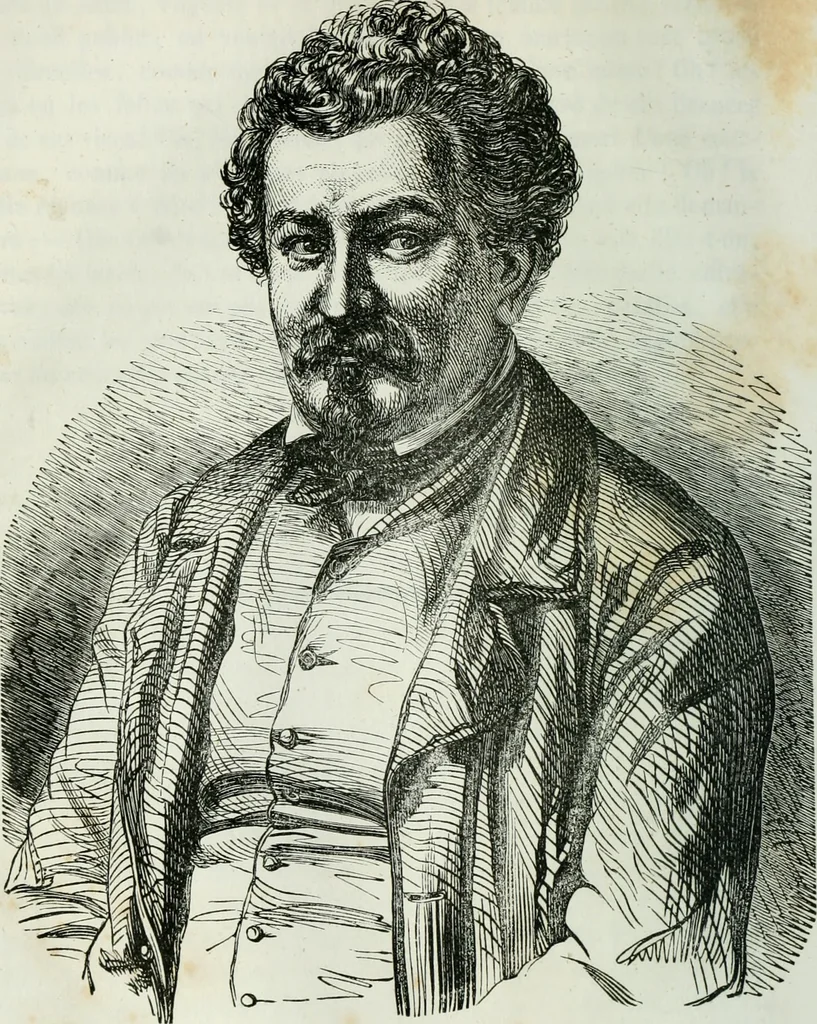 An illustration from Almanach de la littérature du théatre et des beaux-arts, 1853, leaf 37