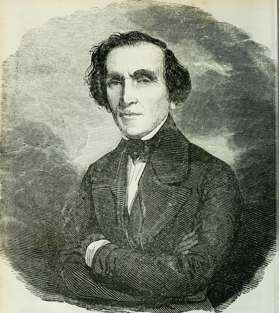 An illustration from Almanach de la littérature du théatre et des beaux-arts, 1853, leaf 45