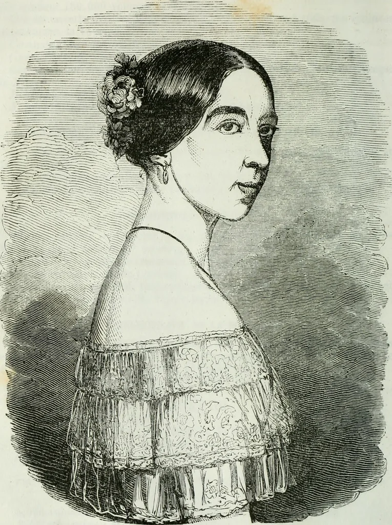 An illustration from Almanach de la littérature du théatre et des beaux-arts, 1853, leaf 63