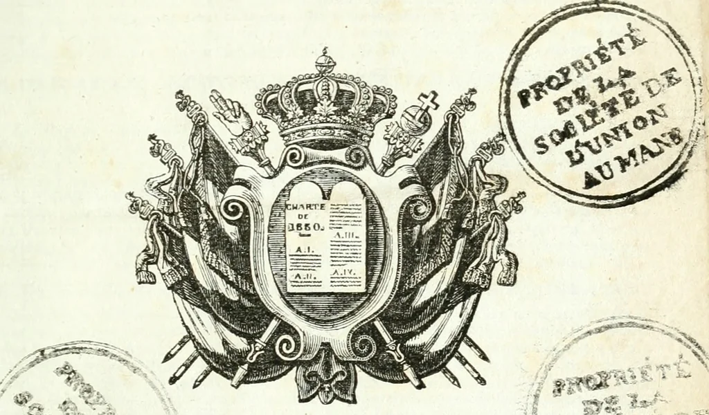 An illustration from Almanach national, 1679, leaf 6