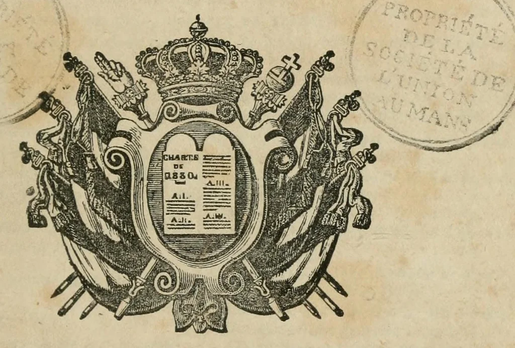An illustration from Almanach national, 1679, leaf 7