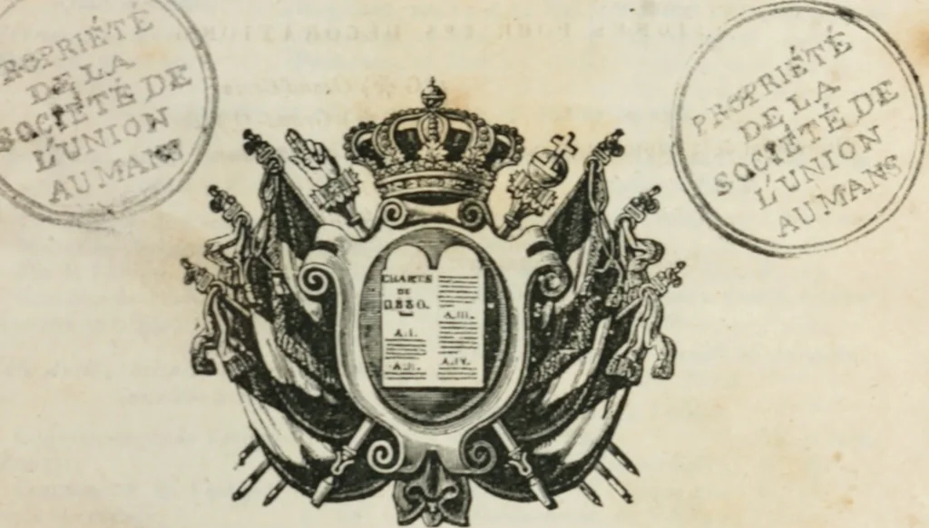 An illustration from Almanach national, 1679, leaf 10
