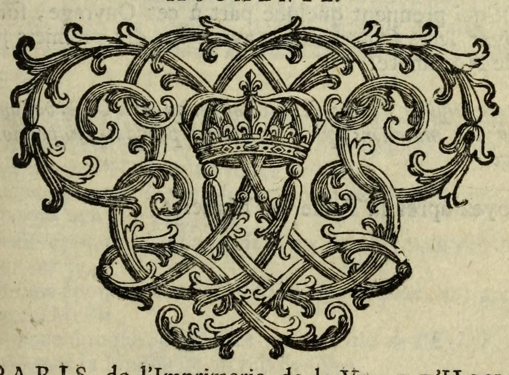 An illustration from Almanach royal, 1700, leaf 7