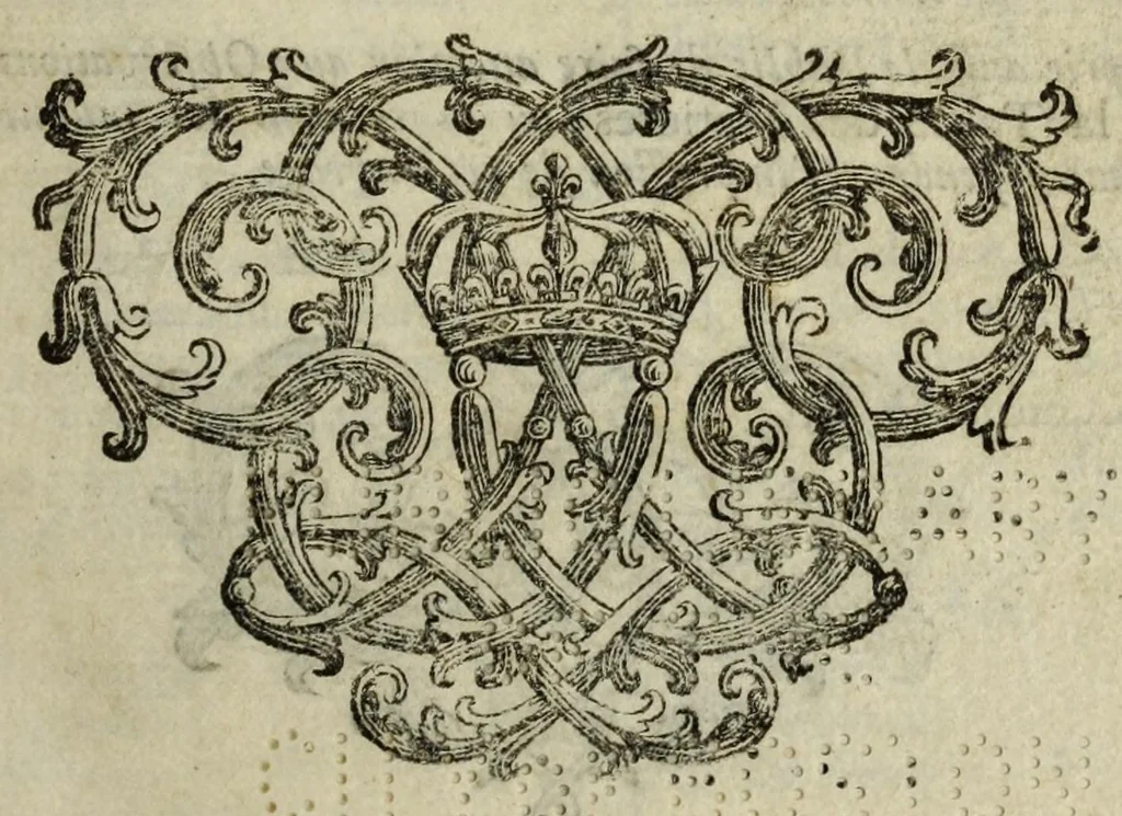 An illustration from Almanach royal, 1700, leaf 7
