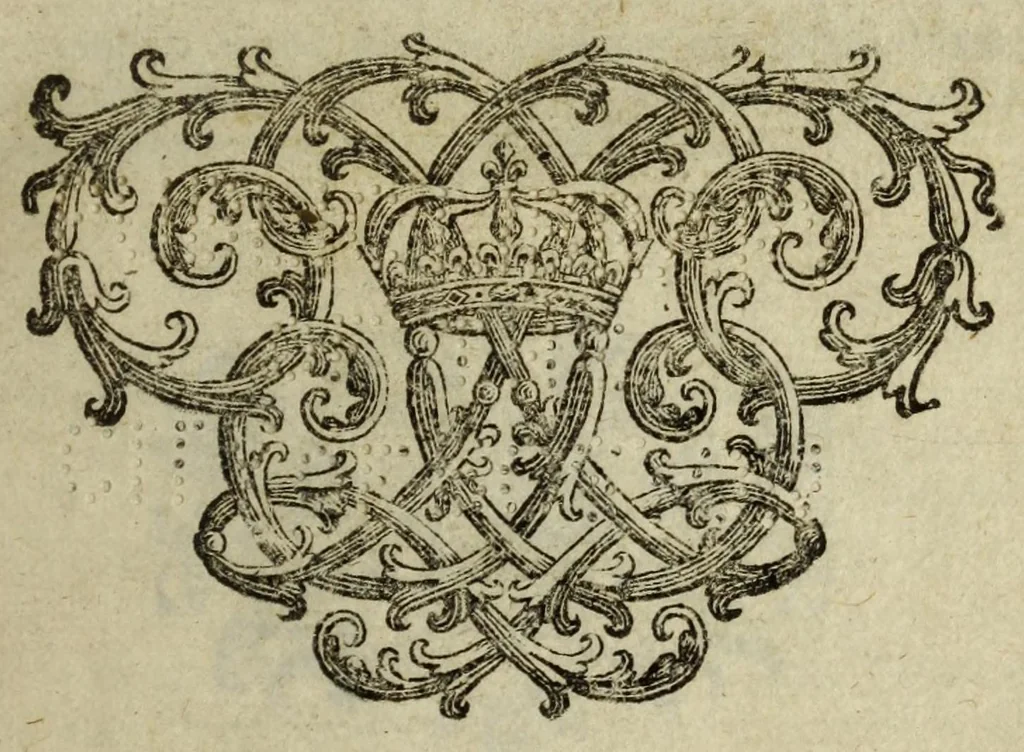 An illustration from Almanach royal, 1700, leaf 7