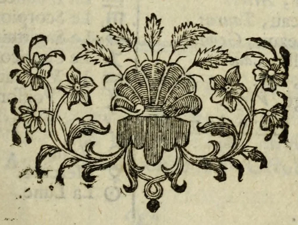 An illustration from Almanach royal, 1700, leaf 9