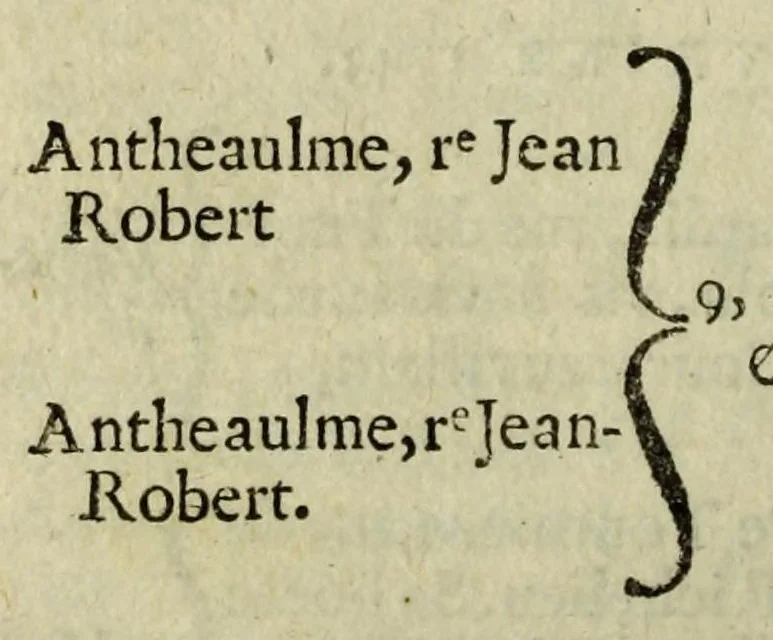 An illustration from Almanach royal, 1700, leaf 350