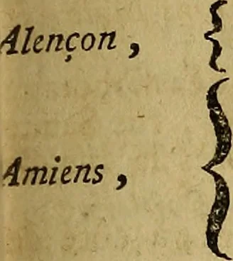 An illustration from Almanach royal .., 1700, leaf 278