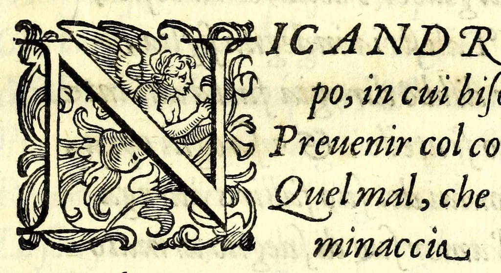 An illustration from Almida : tragedia, 1605, leaf 101