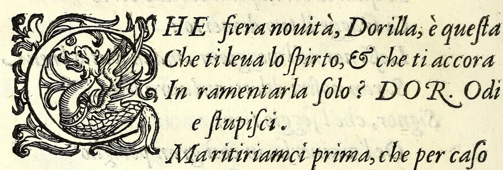 An illustration from Almida : tragedia, 1605, leaf 130