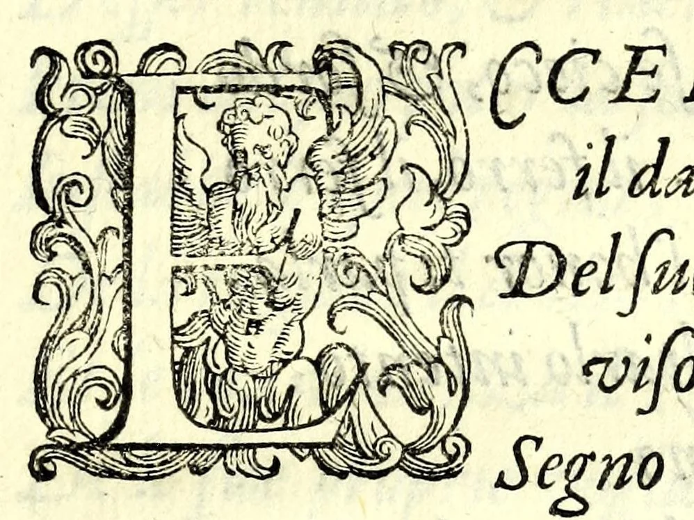 An illustration from Almida : tragedia, 1605, leaf 143