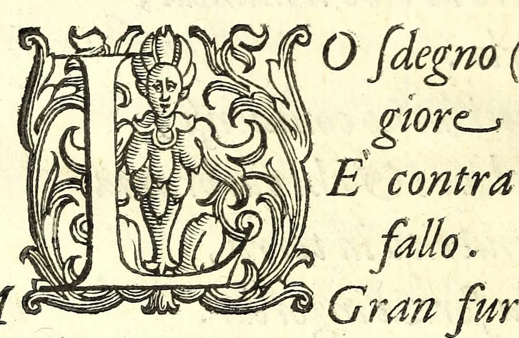 An illustration from Almida : tragedia, 1605, leaf 146