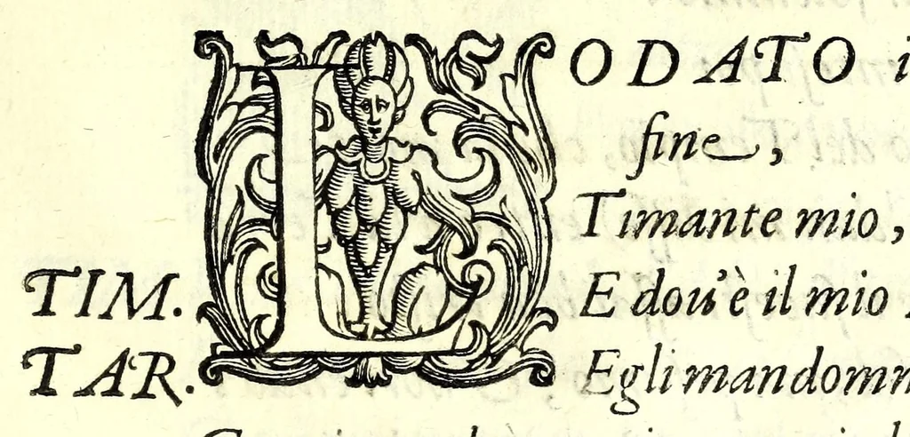 An illustration from Almida : tragedia, 1605, leaf 177