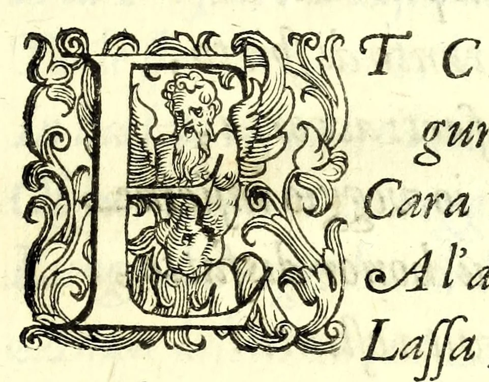 An illustration from Almida : tragedia, 1605, leaf 57