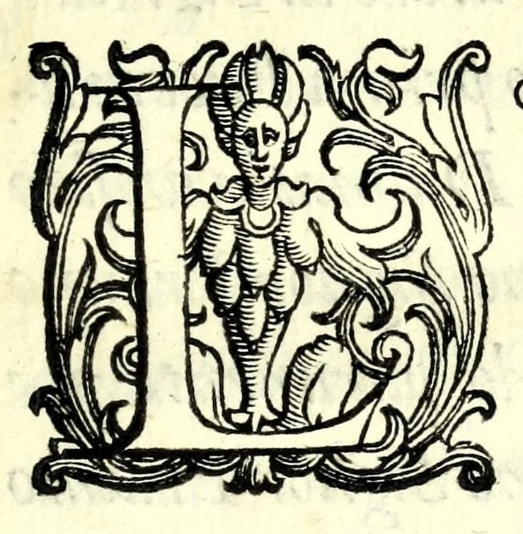 An illustration from Almida : tragedia, 1605, leaf 7