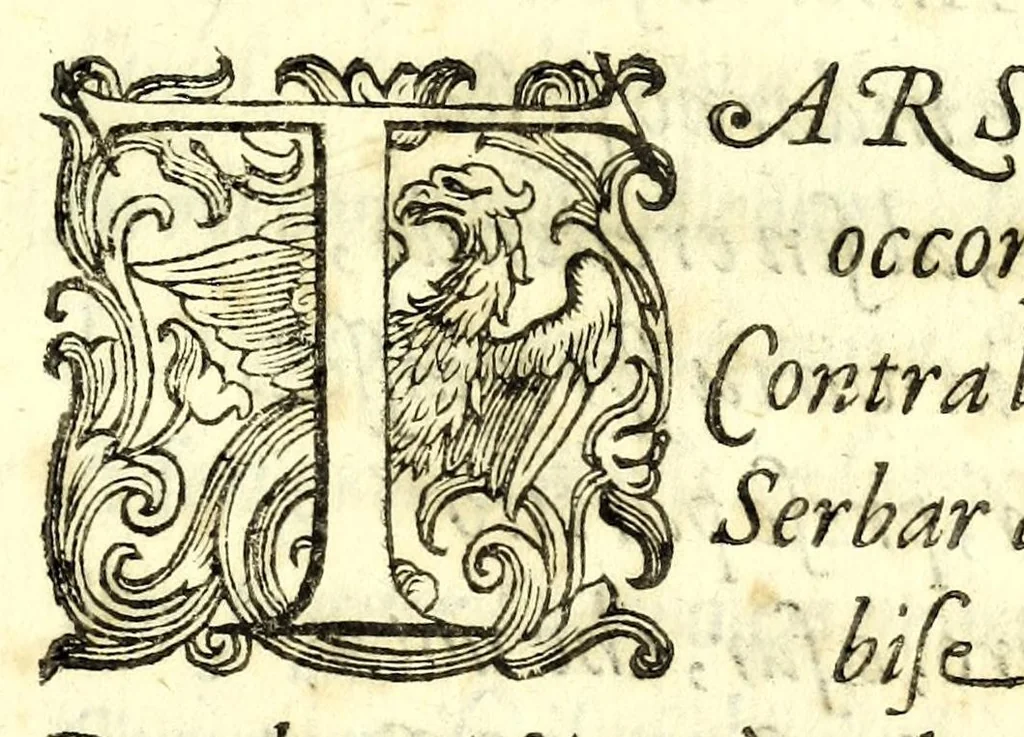 An illustration from Almida : tragedia, 1605, leaf 71