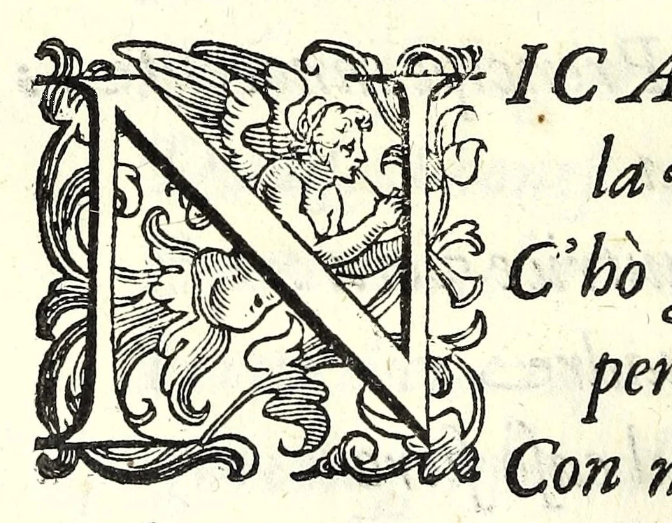 An illustration from Almida : tragedia, 1605, leaf 92