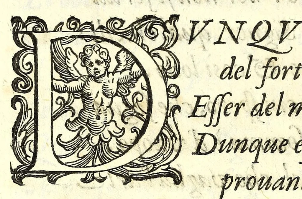 An illustration from Almida : tragedia, 1605, leaf 98