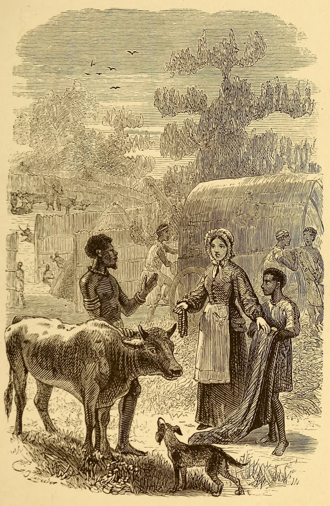 An illustration from Alone among the Zulus : the narrative of a journey through the Zulu country, South Africa, 1910, leaf 65