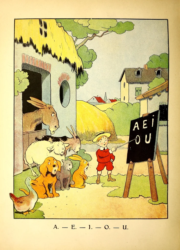 An illustration from Alphabet, leaf 6