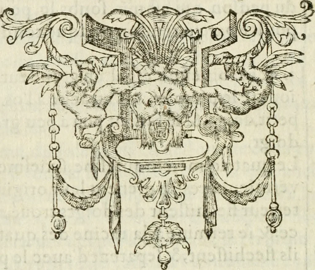 An illustration from Alphabet anatomic, avqvel est contenve l'explication exacte des parties dv corps hvmain, et reduites en tables selon l'ordre de dissection ordinaire. Auec l'osteologie, & plusieurs obseruations particulieres, 1594, leaf 101