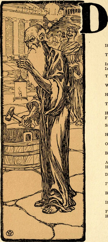 An illustration from An alphabet of history, 1905, leaf 11