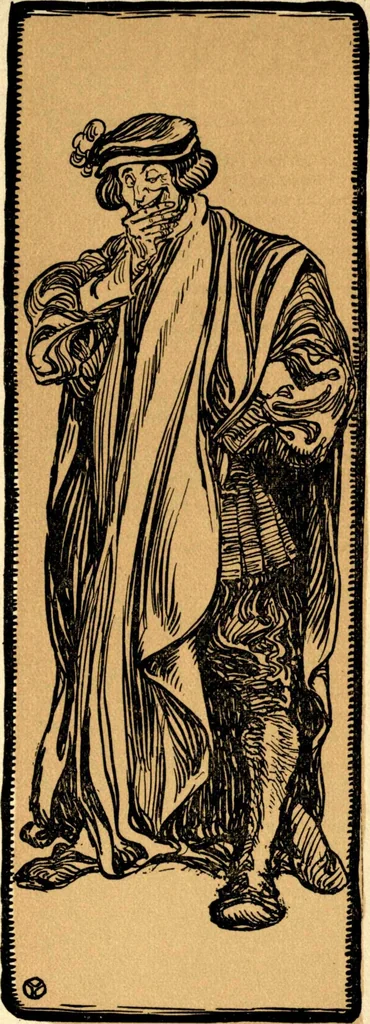 An illustration from An alphabet of history, 1905, leaf 16