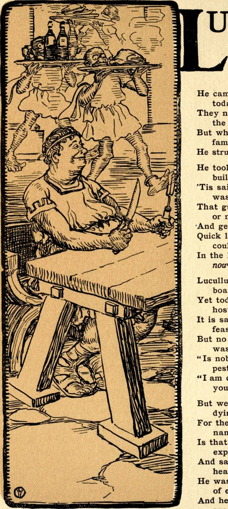An illustration from An alphabet of history, 1905, leaf 19